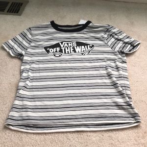 Striped vans t-shirt